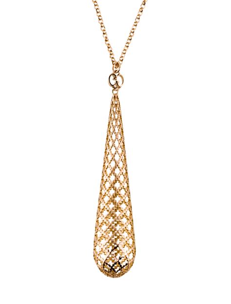 gucci diamantissima necklace|Gucci 18K Diamantissima Necklace .